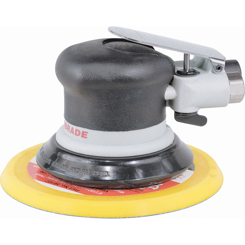 Ponceuse orbitale al&eacute;atoire DynorbitalSpirit Supreme de 6", sans aspiration, Dia 6", Entr&eacute;e 1/4" NPT, 12 000 Tr/min R.M.G. Prévention