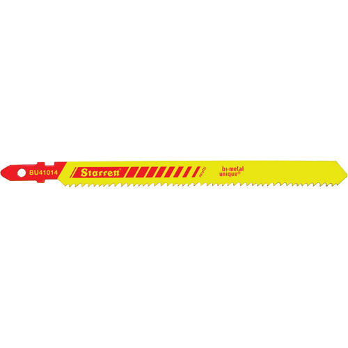 Unified Shank&reg; Jig Saw Blades, Bi-Metal, 4" L, 10-14 TPI R.M.G. Prévention