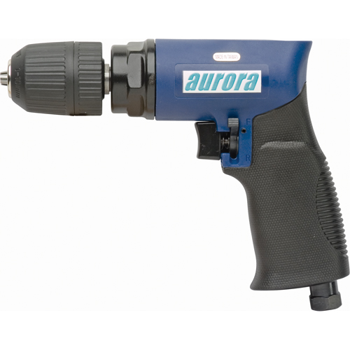 3/8" Air Reversible Drill, 4 CFM, 1/4" NPT, 88 dBA, 3/8" Chuck R.M.G. Prévention