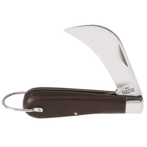 Pocket Knife with Hawkbill Slitting Blade, 2-5/8" Blade, Carbon Steel Blade, Plastic Handle R.M.G. Prévention