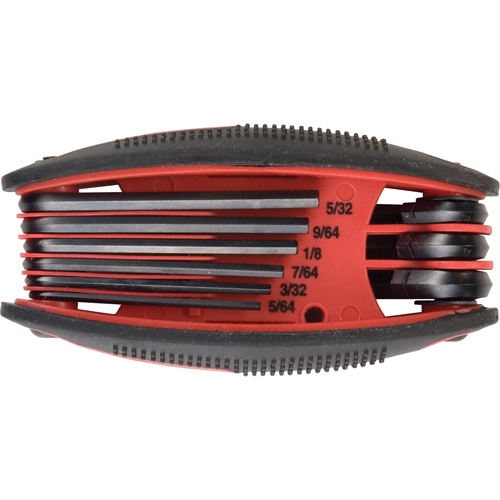 Folding Hex Key Set, 9 Pcs., Imperial R.M.G. Prévention