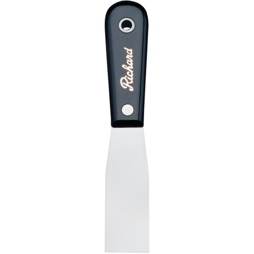 Putty Knife Stiff, Steel Blade, 1-1/4" Wide, Polypropylene Handle R.M.G. Prévention