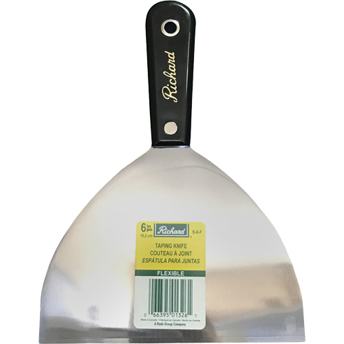 Couteau &agrave; galon sur joint flexible de s&eacute;rie Pro, 6", Lame en Acier &agrave; haute teneur en carbone R.M.G. Prévention