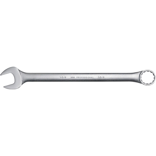 Combination Wrench, 12 Point, 1-5/8", Satin Finish R.M.G. Prévention