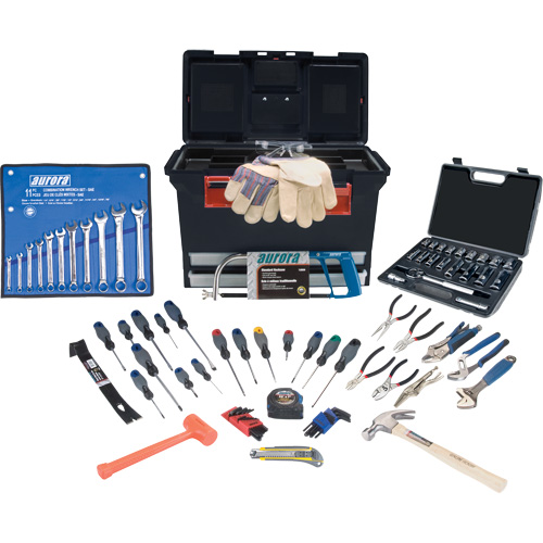 Ensemble d'outils pour ouvrier, 86 morceaux R.M.G. Prévention