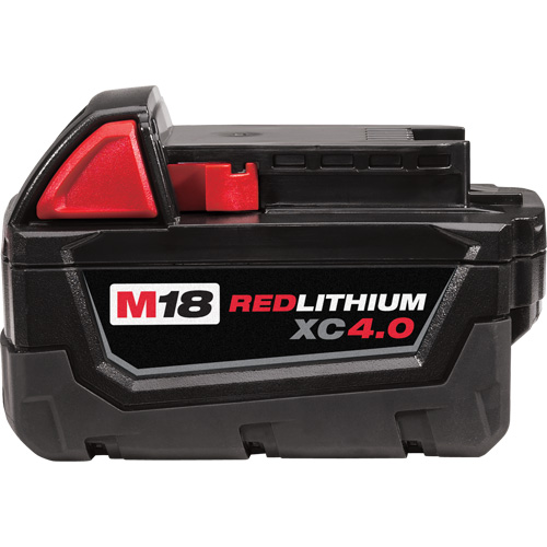 M18 Redlithium Battery, Lithium-Ion, 18 V, 4 A R.M.G. Prévention