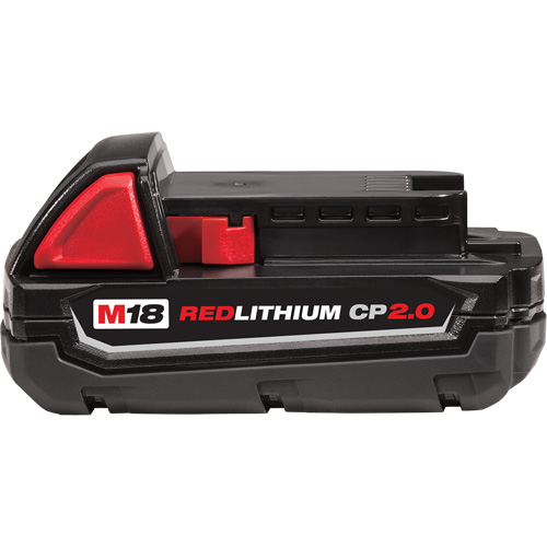 M18 Redlithium Batteries, Lithium-Ion, 18 V, 2 A R.M.G. Prévention