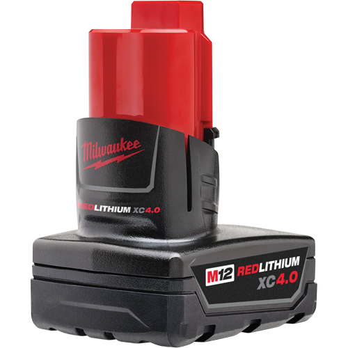 M12 Redlithium 4.0 Battery, Lithium-Ion, 12 V, 4 A R.M.G. Prévention