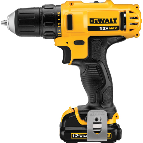 Ensemble perceuse/visseuse max, Lithium-ion, 12 V, Mandrin 3/8", Couple 189 UWO R.M.G. Prévention