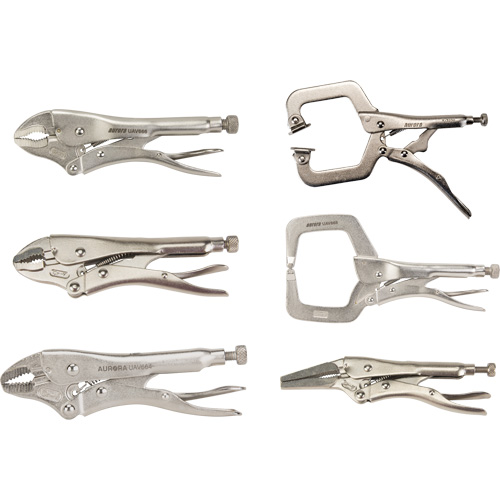 Locking Plier Set, 6 Pieces R.M.G. Prévention