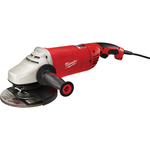 Large Angle Grinder Trigger Grip With Lock-On, 7"/9", 120 V, 15 A, 6000 RPM R.M.G. Prévention