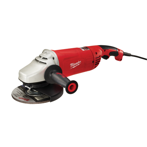 Meuleuse &agrave; grand angle sans blocage avec prise &agrave; g&acirc;chette, 7"/9", 120 V, 15 A, 6000 Tr/min R.M.G. Prévention