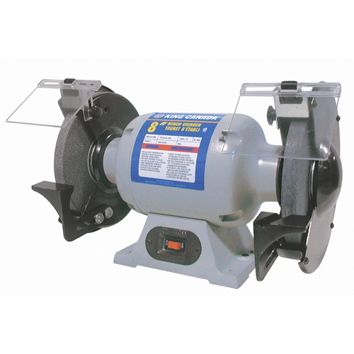 Bench Grinders, 8" Wheel Diameter, 1-1/2 HP, 3450 RPM R.M.G. Prévention