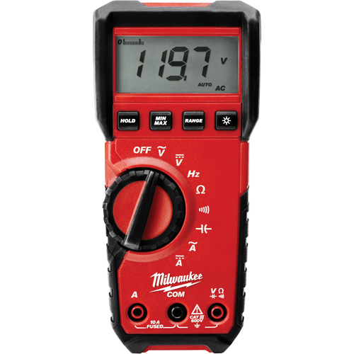 Digital Multimeter, AC/DC Voltage, AC/DC Current R.M.G. Prévention