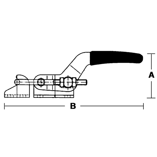 Latch Clamps - 300 Series, 360 lbs. Clamping Force R.M.G. Prévention