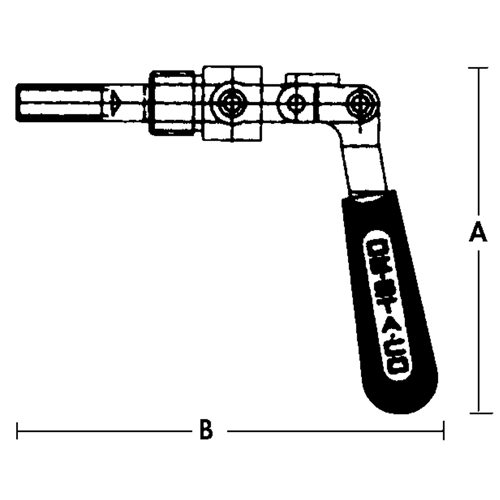 Crampons articul&eacute;s droits - S&eacute;rie 601, Capacit&eacute; de 5/8" (15,875 mm), Force de serrage de 100 lb R.M.G. Prévention