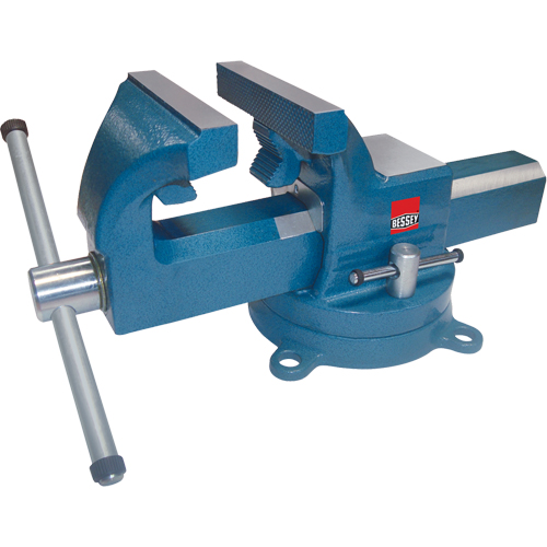 Heavy-Duty Industrial Bench Vises, 4" Jaw Width, 2-3/8" Throat Depth R.M.G. Prévention