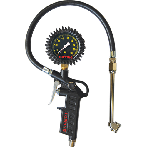 Manom&egrave;tres pour roues jumel&eacute;es- Manometres de gonflage a cadran de style pistolet R.M.G. Prévention