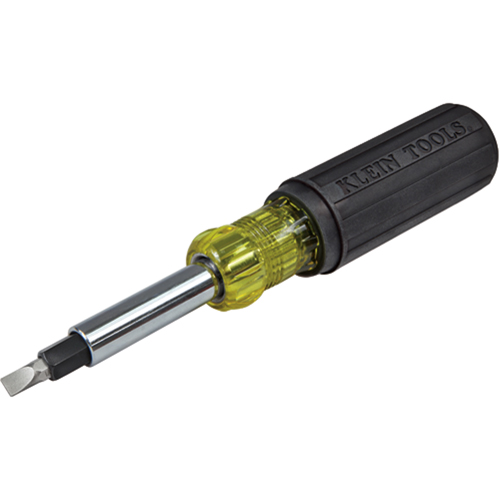 Heavy-Duty Multi-Bit Screwdriver/Nut Driver, 7-9/10" L, Cushion Grip Handle R.M.G. Prévention