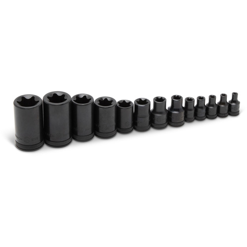 External Torx&reg; Socket Set, 1/2"/1/4"/3/8" Drive R.M.G. Prévention