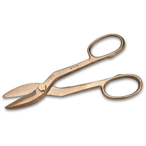 Cisailles pour feuilles m&eacute;talliques, Longueur de coupe de 4-1/2", Coupe Droit R.M.G. Prévention
