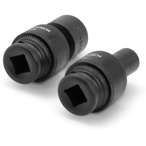 Jeu de 15 douilles m&eacute;triques flexibles universelles &agrave; chocs 3/8" &agrave; 6 pans R.M.G. Prévention