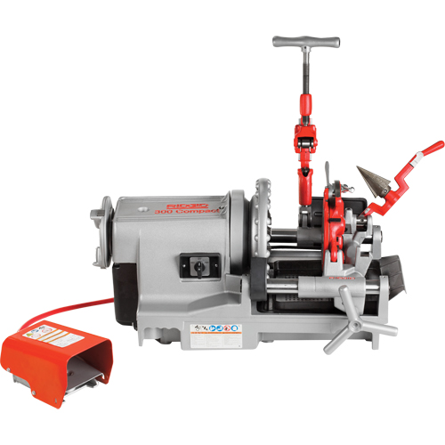 Compact Threading Machine # 300, 52 RPM, 1/2" - 2" Pipe Thread R.M.G. Prévention