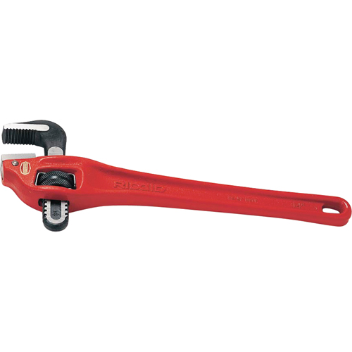 Heavy-Duty Offset Pipe Wrench #14, 2" Jaw Capacity, 14" Long, Powder Coated Finish R.M.G. Prévention