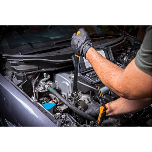 Ensemble d'outils &agrave; rochet avec ceinture serpentine 15 mcx R.M.G. Prévention