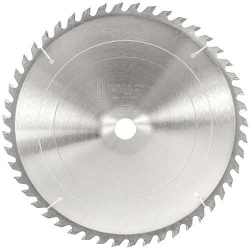 Lame de scie industrielle - coupe en travers &agrave; voie &eacute;troite, 12", 48 dents, Pour Bois R.M.G. Prévention