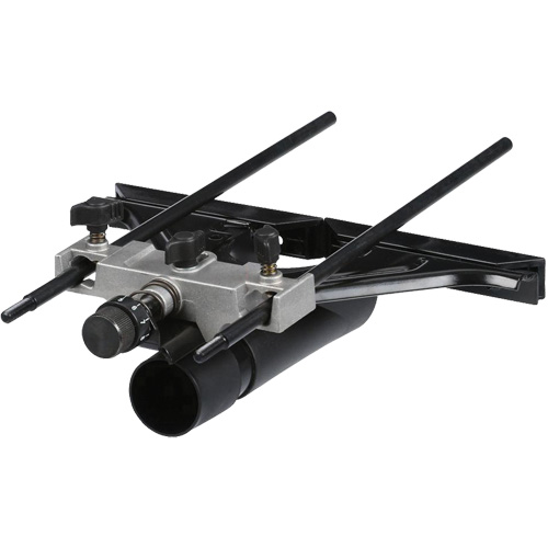 Guide de coupe pour toupie avec connexion pour aspirateur de poussi&egrave;res R.M.G. Prévention