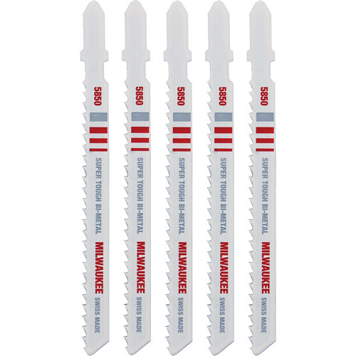 Jigsaw Blade, Bi-Metal, T-Shank, 4" L, 8 TPI R.M.G. Prévention