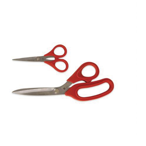 Jeu de ciseaux d'artisanat, Longueur de coupe de 3"/4-3/4", Poign&eacute;e Anneaux R.M.G. Prévention