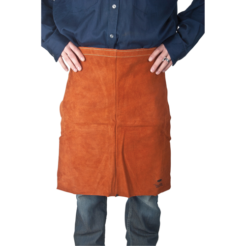 Tablier en cuir, Taille, 24" lo, Lava Brown R.M.G. Prévention