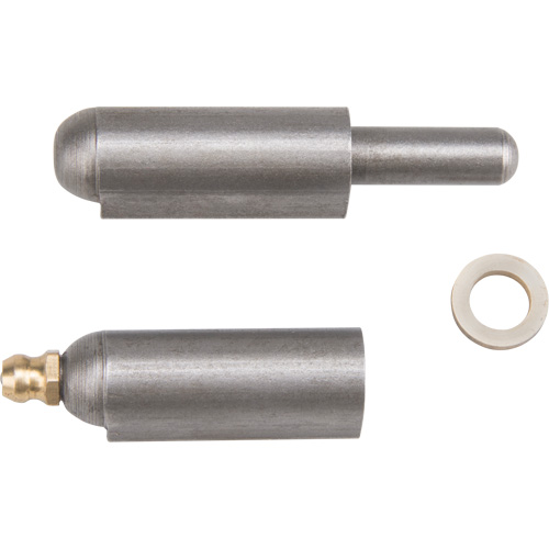 Charni&egrave;re &agrave; souder, 0,512" dia. x 3,15" lo, Acier doux a/goupille fixe en acier R.M.G. Prévention