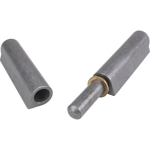 Charni&egrave;re &agrave; souder, 1,102" dia. x 10,236" lo, Acier doux a/goupille fixe en acier R.M.G. Prévention