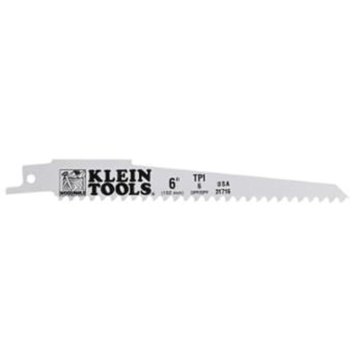 Lames de scie alternative, Bim&eacute;tal, 6 Dents par pouce, 6" lo x 3/4" la R.M.G. Prévention