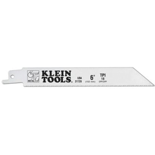 Lames de scie alternative, Bim&eacute;tal, 18 Dents par pouce, 6" lo x 3/4" la R.M.G. Prévention