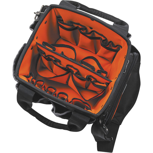 Fourretout Tradesman Pro, Nylon balistique, 40 pochettes, Noir/Orange R.M.G. Prévention