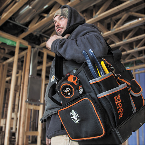 Fourretout Tradesman Pro, Nylon balistique, 40 pochettes, Noir/Orange R.M.G. Prévention