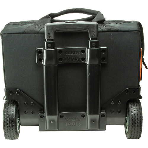 Sac &agrave; outils roulant Tradesman Pro, Polyester balistique, 24 pochettes, Noir/Orange R.M.G. Prévention