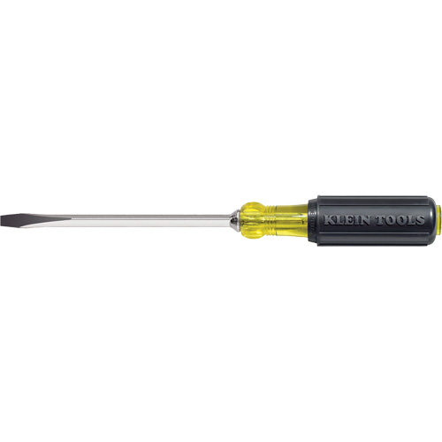 Heavy-Duty Slot Keystone Screwdriver, 5/16", 10-15/16" L, Cushion Grip Handle R.M.G. Prévention