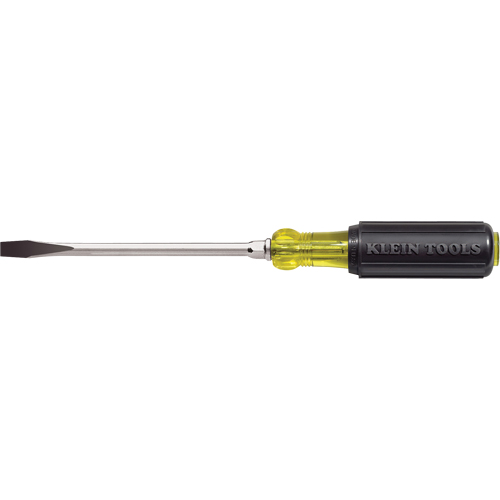 Heavy-Duty Slot Keystone Screwdriver, 5/16", 10-15/16" L, Cushion Grip Handle R.M.G. Prévention