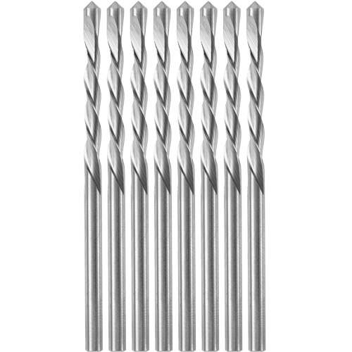 8-Piece Guidepoint Spiral Saw Bit with 1/8" Diameter, 1/8", 3/4" Flute R.M.G. Prévention