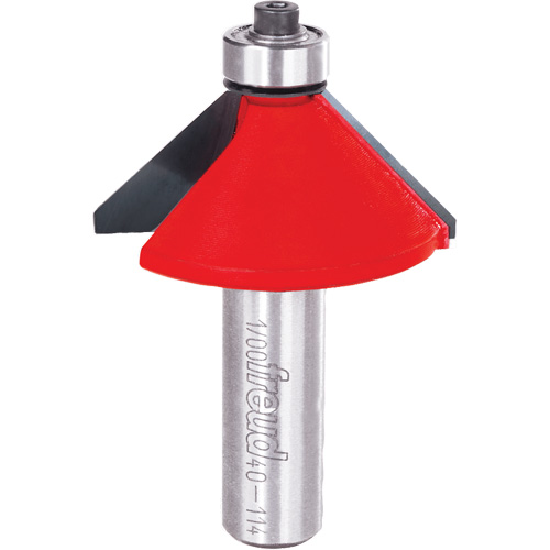Router Bit - Chamfer Bit, 1-3/4" Dia., 1/2" Shank R.M.G. Prévention