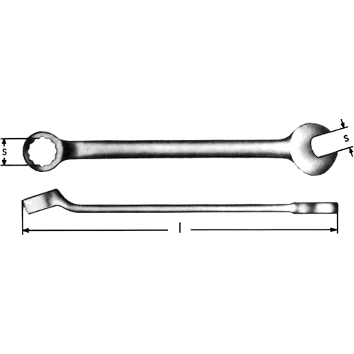 Cl&eacute;s mixtes, 3/8", Longueur de 6-5/16" R.M.G. Prévention
