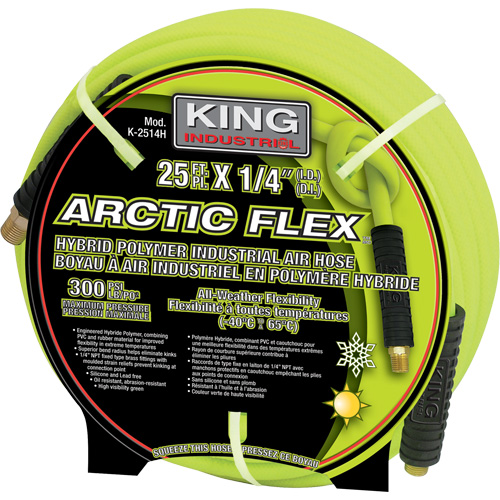 25' Hybrid Polymer Industrial Air Hose R.M.G. Prévention