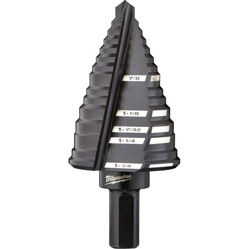 Foret &eacute;tag&eacute; no 12, 7/8" - 1-3/8", Acier rapide R.M.G. Prévention