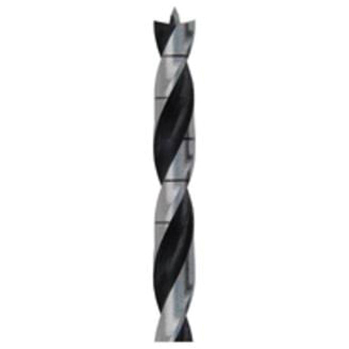 Brad Point Wood Bit, 1/2", 6" Length, 3/8" Shank R.M.G. Prévention