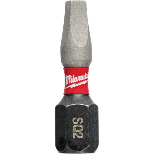 Shockwave Impact Insert Bit, Square, #2, 1/4" Drive R.M.G. Prévention